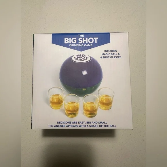 NIB Big Shot Drinking Game with Glasses - Picture 5 of 6